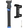 Generico Mini pompa da bicicletta - podmpa ad aria manuale | Gonfiatore per pneumatici ad alta pressione | d'aria universale ultraleggera portatile con valvola e 80PSI per bici da strada M