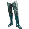 Grtheenumb Trampolieri da Pesca in PVC Antiscivolo | Trampolieri da Pesca Pantaloni da Trampolino in PVC Impermeabile Antiscivolo con Stivali con Fibbia Stivali Traspiranti Verde Taglia 42 1 Paio