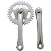 uoXHFdh Corona for pedivella, guarnitura for Bicicletta a velocità Singola 32T MTB for Bici 165mm Piastra