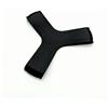 Baoblaze Strap Cinturino Nuoto Fermo Reggi in Silicone Morbido Triangolare Antiscivolo Elastico Ripiegabile Adatto per Immersioni Subacquee Allenamento Piscina Sport Acquatici Viaggio , Nero , M