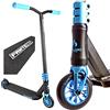 Chilli Pro Scooter Chilli - Monopattino Pro Scooter Reaper Stunt Scooter, 110 mm, con manopole Odi e adesivo F26, Wave Blau + Odi