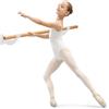 COSTWAY Sbarra Danza Classica da Parete, Barra per Balletto Singola, Idelae per Yoga, Stretching, Allenamento e Pose di Balletto, 120 x 15,5 x 31 cm (Nero)
