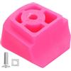 HAPINARY Freno di Ricambio per Pattini a Rotelle, Blocco Freno in Gomma e Acciaio Inossidabile, Facile da Installare, Adatto per Pattini Inline e Roller Rosa