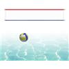 Générique Rete da pallavolo da piscina - Rete da pallavolo portatile 4,5 x 0,9 m per piscina sepolta, regolabili per giochi d'acqua e libero all'aperto