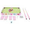 Bewinner Tavolo da Biliardo per Bambini Tavolo da Biliardo Portatile Interattivo Educativo per Bambini, Dimensioni Grandi 51x32 Cm Gioco per Famiglie da Competizione con 16 Palline, 2 Stecche, Legno