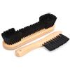 Omquot Set di pulizia per tavolo da biliardo con setole in PVC, set di spazzole in legno per la manutenzione di tavoli da biliardo, adatto per tutti i giocatori, colore legno 21,6 cm e 22,9 cm
