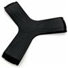 Baoblaze Strap Cinturino Nuoto Fermo Reggi in Silicone Morbido Triangolare Antiscivolo Elastico Ripiegabile Adatto per Immersioni Subacquee Allenamento Piscina Sport Acquatici Viaggio , Nero , Xl