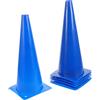 NAMOARLY Coni per Allenamento di Calcio 6 Pezzi in Ldpe Blu, Facili da Installare, per Migliorare Coordinazione e Uso All'aperto Durante Allenamenti Sportivi