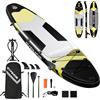 Gyfimoie Tavola da SUP con sedile e tutti gli accessori, 325 cm, per 2 + 1 persone/famiglie, set completo per custodia, pagaia, pinne, pompa ad aria, kit di riparazione per guinzaglio (Candy Coral)