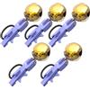 Generic Allarme da pesca - 5 pezzi sensibile forte clip on, allarme di campane per canne | per pesce gatto, spigola, trota, luccio, salmone, all'aperto, viaggi, fiume notte