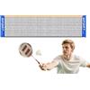 Genérico Rete da badminton portatile regolabile in altezza, set da badminton per cortile posteriore, rete da allenamento, rete per allenamento fitness sportivo, accessorio