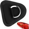 Generic Anelli a D per tavola da paddle, per kayak, anello a D, toppa con fibbia per corda da surf per tavole da paddle, barche gonfiabili, per kayak