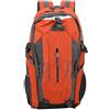 Mimdixy Zaino da trekking da 40 litri, borsa a tracolla campeggio impermeabile Zaino trekking leggero Copertura antipioggia per viaggi in campeggio Uomini e donne all'a (Red)