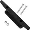 RORPOIR Per Corda di Inossidabile per Kayak, Supporto per Ormeggio Resistente, per Yacht E, Set con 1 Pezzo Nero