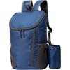 Generisch Zaino per la scuola con tasca esterna personalizzata, impermeabile, pieghevole, leggero, portatile, per attività all'aperto, zaino sportivo per escursioni e viaggi, BU1, Einheitsgröße