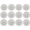 PATIKIL 12 Pz Anelli a D per Tavola Paddle 3.1 Acciaio Inox Grigio | con Anello a D in Pvc, Senza Colla, per Gommone Kayak Barca Gonfiabile Tavola Surf