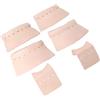 AMONIDA Fodera Tascabile per Tavolo da Biliardo in Pelle di Vacchetta Premium, Custodia Resistente per Tavolo da Biliardo per Uso Domestico e Professionale, Set da 6, Design Classico