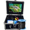 TRDEWR Valigia in Alluminio con Ecoscandaglio Visivo HD da 7 Pollici, Confezione for Visione Notturna, Telecamera Subacquea for Pesca sul Ghiaccio Corda Ad Alta Tenacità(7in 20m Toolbox)