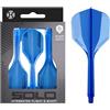 Harrows Sistema di volo integrato Solo - 3 alette e alberi modellati - Costruzione Aero Core in un unico pezzo - Design fisso a 90° per stabilità - Blu medio
