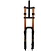 JIASHUNHE Forcella MTB Forcella Anteriore A Doppia Spalla 27,5 Pollici / 29 * 2, MTB 150 Mm di Escursione for Bici con Sospensione Ad Aria for Elettrica 100 * 9 MM(27.5BLACK Red)