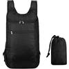 Poystng Zaino Daypack Borsa antispruzzo per arrampicata all ' aperto Equitazione Viaggio Daypack Packable Pack Pack
