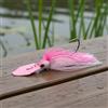Chatonshen Esca da Pesca Jig Bladed Testina Anti-incaglio Gonna Silicone Occhi Realistici Adatto per in Acque Limpide Torbide Cm, Rosa, 9G