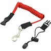Zqemy Paddle Lesh - 5 guinzagli elastici regolabili con moschettone di sicurezza, accessori per longboard, pagaia gonfiabile (giallo)