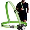 Genérico da corsa - Lampada toracica a LED ricaricabile da 1000 lumen - per corridori regolabili a 90 gradi 7 x 6 x 4,8 cm per sicurezza notturna, per sicurezza, escursionismo, ciclismo, camminata