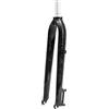 JIASHUNHE Forcella MTB Forcella for Mountain Bike 26/27,5/29 Pollici MTB in Lega di Alluminio Freno A Disco Tubo Dritto da 9 Mm Rigida Accessori for Bici(Black Logo)