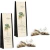 NOVECENTO TE' Novecento Tè | Tisanissima Tisana Depurativa Ibisco & Rosa Selvatica 2 x 15 Filtri Piramidali Biodegradabili, Infuso Senza Teina con Rooibos e Rosa Canina, 2 x 30g, Gusto Dolce Caldo o Freddo