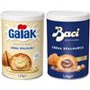 Generico Mix Creme Spalmabili Galak + Baci Professional 1,2kg x 2 Pezzi, Crema al Cioccolato Bianco e Crema Nocciole e Cacao, Formato Professionale per Croissant, Pancake, Crepes, Dolci e Gelati