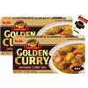 beebunch S&B Golden Curry Hot 2x220g + Mini Ricettario Giapponese Incluso,Curry Giapponese in Dadi Originale, Salsa Curry Piccante Facile e Veloce - beebunch