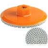 ノーブランド品 Disco abrasivo per marmo - Disco abrasivo per levigatura a secco, multiuso, resistente, adatto per uomini e donne, lavori in pietra, levigatura e modellatura