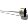 LED LEDS FRESA A TAZZA MM 40 CAROTATRICE CON ASTA SDS MAX 350 MM CEMENTO MURO MATTONI