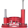 Domary Base di Sollevamento per Fresatrice Funzionamento Regolare in Acciaio Inossidabile per Tavolo Elevatore la Lavorazione del Legno Fai-da-te Compatibile con Molatrici Rosso 1 unità