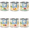 Feringa Single Meat Menù 12 x 200 g - Mix I: Pollo, Coniglio, Agnello, Vitello, Anatra, Salmone