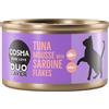 Cosma DUO Layer 6 x 70 g Umido per gatto - Mousse di Tonno con Pezzetti di Acciuga