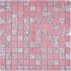 conwire Piastrelle a mosaico in ceramica, rosa, rosa, effetto pietra, rivestimento da parete, piastrelle da cucina, rivestimento per banconi, rivestimento per vasca da bagno, piastrelle per WC