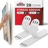 X-Protector Strisce Appendi Quadri - 28 Pairs Appendi Quadri Adesivi - Adesivi Per Quadri Muro - Adesivi Per Muro - Ganci Adesivi Per Quadri Fino a 9 KG (Taglia M+L)