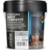 JOVIRA PINTURAS Pittura di copertura opaco. Pittura per interni ed esterni con eccellente potere coprente. (4 Litri, Grigio Cemento)