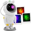 BoomToneDJ Boomtone DJ Star Man - Luce notturna astronauta LED RGB - Effetto Nebulosa e cielo stellato - Batteria ricaricabile - Telecomando - Timer 45/90 min - USB-C