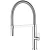 i-mex Rubinetto da cucina monocomando con manico estraibile in cromo Laos Imex Products