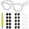 RCstyle HiBloks - Set di blocco della luce per Ray-Ban Meta Wayfarer/Skyler/Headliner Gen 2 e Oakley Meta HSTN, con 10 adesivi di blocco LED, 10 adesivi protettivi per lenti, 10 adesivi ombreggianti per lenti