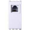 A2ZWORLD 1 Pezzo Connettore Telefonica Presa RJ11, Compatibile Con Vimar Arkè, Colore Bianco
