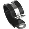 Lumonic 10x fascette per tubi da 20mm con inserto in gomma in acciaio inox V2A I fascette per cavi da avvitare I fascetta per tubi 20mm, fascette per tubi, fascetta di fissaggio 20mm, supporto per tub