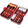 caapmony 13 Pezzi Set di cacciaviti isolati VDE V Cacciavite Torx a taglio magnetico ad alta tensione 1000V Utensili manuali durevoli