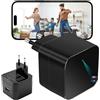TANGMI Mini Telecamera Spia Nascosta WiFi 2.4G e 5Ghz, 1080P HD & 100° Angolo Microcamera Spia Invisibile con Rilevamento del Movimento e Avvisi Istantanei per Casa e Ufficio