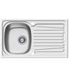 Pyramis Sparta (86 x 50) 1B 1D - Lavello da incasso in acciaio INOX