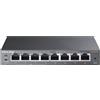 TP-Link Tl-Sg108pe (8 porte), Switch di rete, Nero