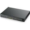 Zyxel GS1900-24EP, SWITCH INTELLIGENTE A 24 PORTE GBE L2, 12 PORTE POE (24 porte), Switch di rete, Nero
